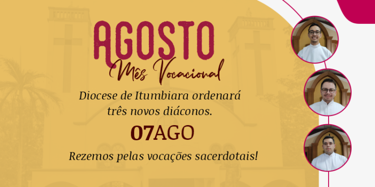 Agosto: mês dedicado à meditação e a oração pelas vocações na Igreja do Brasil