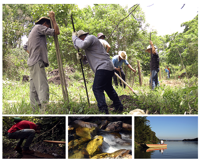 Comunidades e nascentes no Cerrado