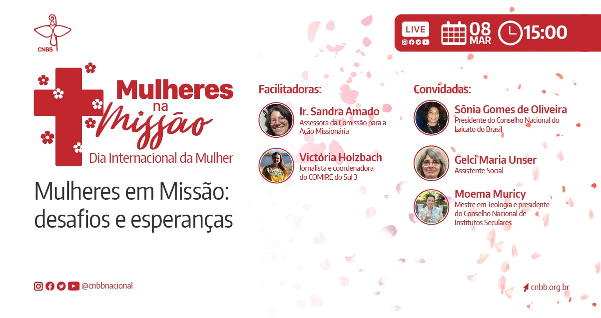 Série “mulheres Na Missão” Celebra 1 Ano Com Live Na Próxima Terça